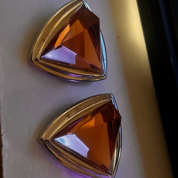 Neiman Marcus Gemstone Costume Earrings - Picture 2 of 6